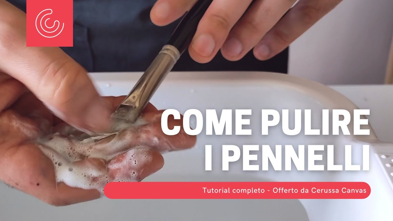Come pulire i pennelli per la pittura ad olio - Tutorial Completo