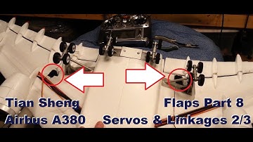 Tian Sheng - Airbus A380 - Flaps Part 8 - Servos & Linkages 2/3