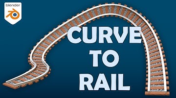 Procedural Railroad Track with Geometry Nodes