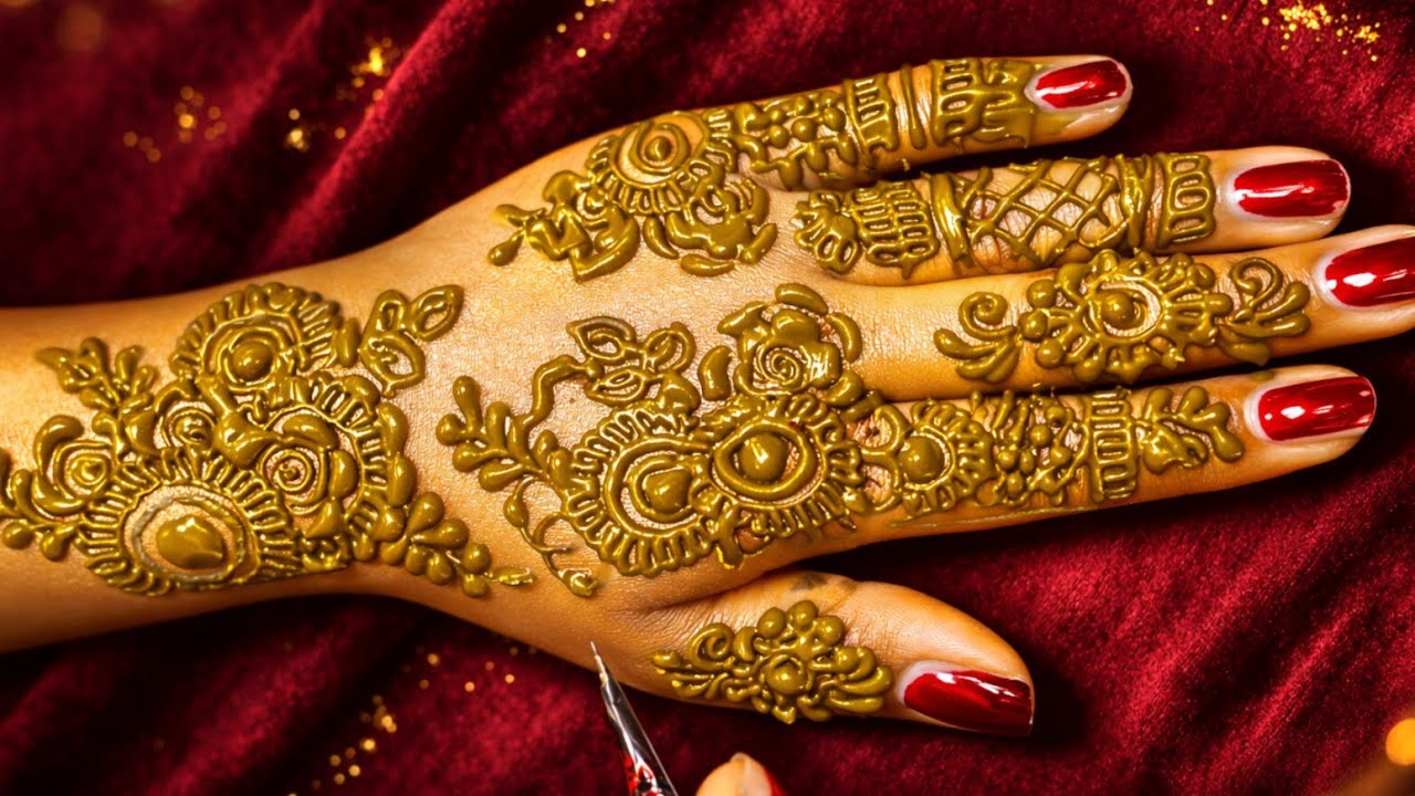 Stylish mehandi design|2026 ki mehndi ✨💚