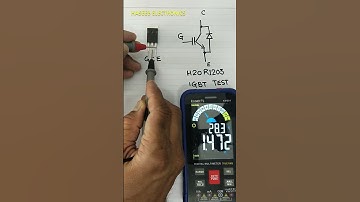 how to test IGBT #howto #test #igbt #electronics #shorts