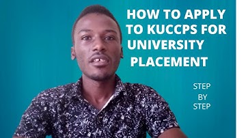 How to apply to KUCCPS  for university /TVET PLACEMENT(2021/2022)