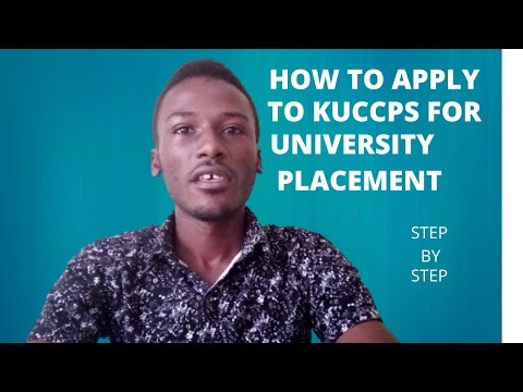 How to apply to KUCCPS  for university /TVET PLACEMENT(2021/2022)