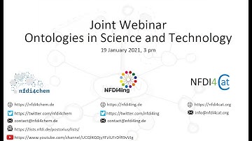 NFDI4Chem Web Seminars - Joint Webinar Ontologies in Science and Technology