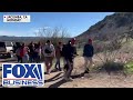 Shocking footage shows adult, male migrants dropped at California border