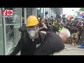 立法會衝擊 - 示威者衝擊立會撞毀玻璃進入大樓 - 有線新聞 i-Cable News