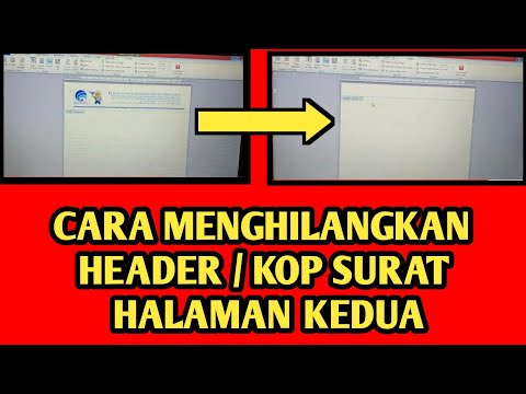 Video: Bagaimana cara menghapus tajuk dari halaman kedua di Google Documents?