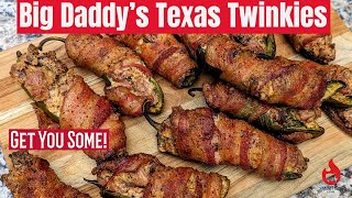 Texas Twinkies - Jalapeños Stuffed with Smoked Brisket and Cream Cheese AND Wrapped in BACON!