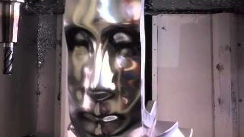 5 Axis Machining Human Head