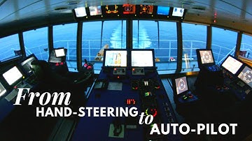 Life At Sea | How to switch from Hand Steering  to Auto PIlot Mode (Tutorial)