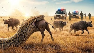 Famous Giant Python Attacks Buffalo | Real Jungle Rescue Mission | Heart-Stopping Saving Moment! Wealth