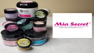 Mia Secret Acrylic Powder Swatches