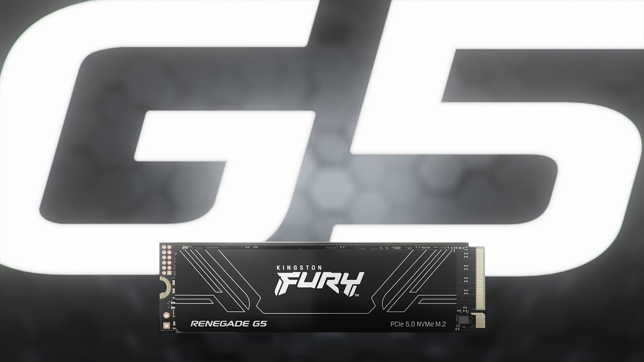SSD M.2 NVMe PCIe 5.0 con caché DRAM - SSD Kingston FURY Renegade G5 PCIe 5.0 NVMe M.2