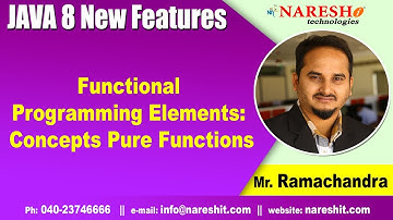 Functional Programming Elements: Concepts Pure Functions | Java 8 Features | by Mr.Ramachandra