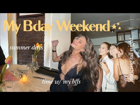 days in NYC vlog | my 24th birthday party, brunch with the girls, cooking event!