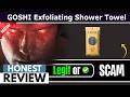 GOSHI Exfoliating Shower Towel Review || Flipodiv