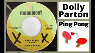 (45 RPM Vinyl) Dolly Parton “Ping Pong&quot;