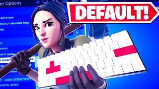 I Tried Fortnite's DEFAULT Keyboard Settings… (GOOD or BAD?)