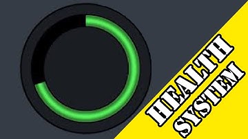 How to make health system with round health depleting Effects in unity using Bolt