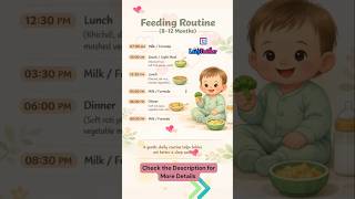 8–12 Month Baby Feeding Schedule 👶🥣 | Daily Routine & Food Ideas screenshot 2