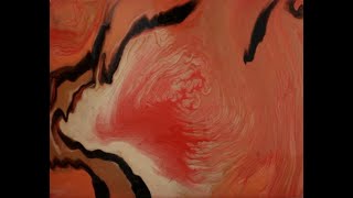 (172) Acrylic Straight Pour Painting / Shmear/ Table Top (1 of 2)
