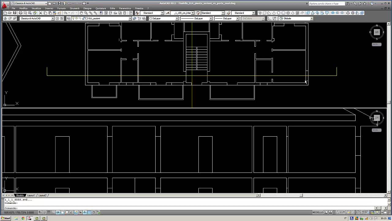 Lezione 010: Porte finestre muri in sezione