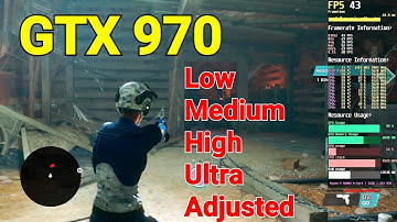 Saints Row 2022 | GTX 970 | 5600X | Low/Medium/High/Ultra/Adjusted