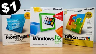 the $1.00 windows me experience! - garage sale finds