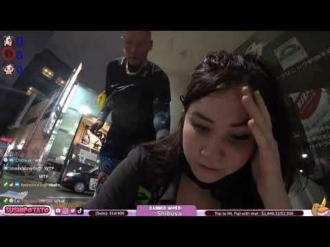 Twitch streamer sushipotato assaulted in Japan because she's a foreigner (gaijin)