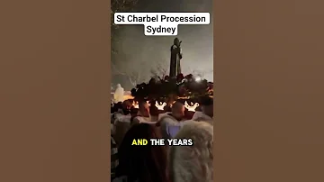Catholics In Sydney Celebrating The Feast Day Of Saint Charbel Jesuschrist 