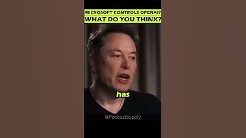 Elon says Microsoft controls OpenAI #shorts #elonmusk #ai #chatgpt #interview #podcast #microsoft