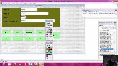 Membuat Aplikasi Input Data dengan Visual Foxpro
