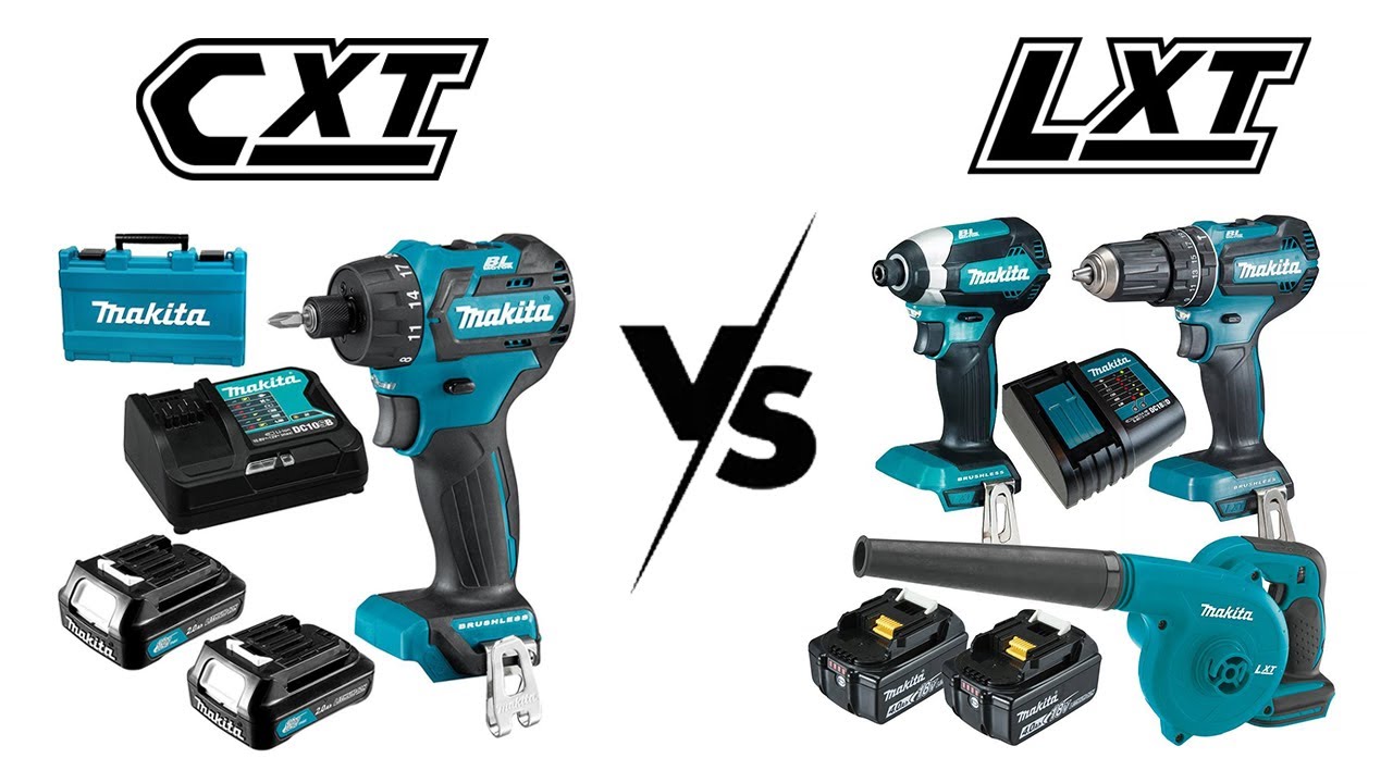 Duchess Fejl detekterbare MAKITA CXT VS LXT: WHAT'S THE DIFFERENCE? - YouTube