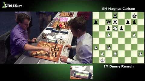 Magnus Carlsen (1 minute) vs Daniel Rensch (2 minutes) Game 3