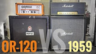 Orange OR-120 Vs Marshall Super Lead