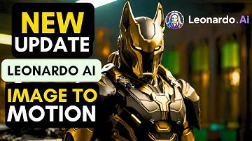 AI VIDEO! One click with Leonardo AI