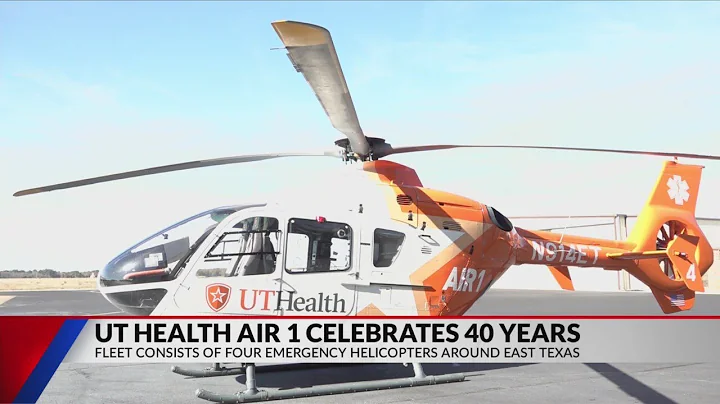 UT Health East Texas celebrates 40 years of AIR 1 helicopter service