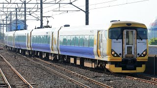 【4K】E257系500番台NB-01編成 臨時特急「しおさい81・82号」運転に伴う臨時回送 外房線茂原駅 2025/4/27