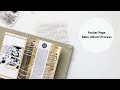Pocket Page Baby Album Process | Felicity Jane Jill Kit