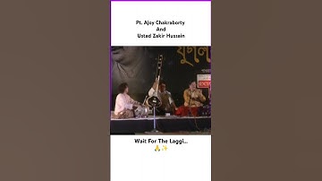 Ka Karu Sajani By Pt Ajoy Chakraborty Ji & On Tabla Ustad Zakir Hussain🙏✨#icmvocal #icmtabla #shorts
