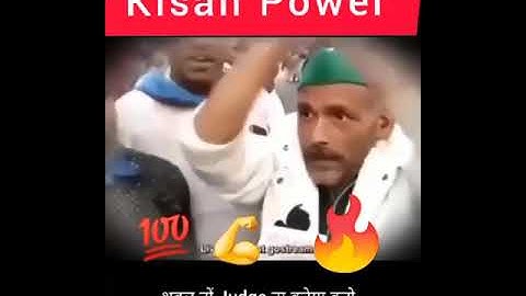 Kisan attitude || jaat power || kisan andolan whats app status video