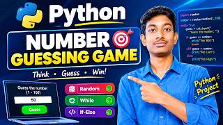 Python Number Guessing Game Project in Telugu | Beginner Python Projects 🎯 News