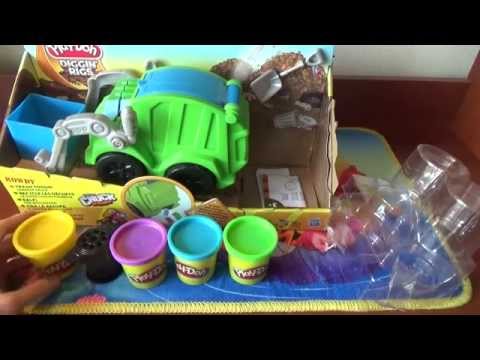 Play doh Garbage Truck Trash Tossin Rowdy Playset