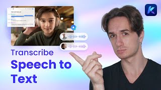 How Transcribe Speech to Text | KwiCut AI Transcription