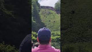 Thrilling Cheese Chase Draws Participants Down the Hill
