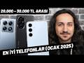 20.000 - 30.000 TL Arası En İyi Telefonlar (OCAK 2025) - İZLEMEDEN ALMA !