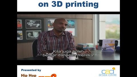 TV2 interview on 3D Printing with CAD Training Centre