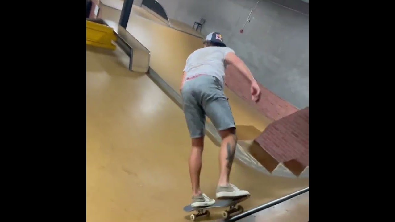 Jagger Eaton having Skateboarding Practice at Skatepark and done Switch Flip Back Lip  🛹🔥🔥