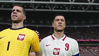 e-football pes 2021#6 2 mecz eliminacji euro 2024 Polska vs Albania mecz komentuje maksi p