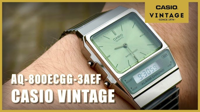 Unboxing The New Casio Vintage AQ-800E-7AEF - YouTube
